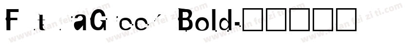 FuturaGreek Bold字体转换